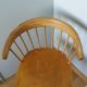 Fauteuil en bois, pieds compas, style scandinave, Baumann ou Thonet
