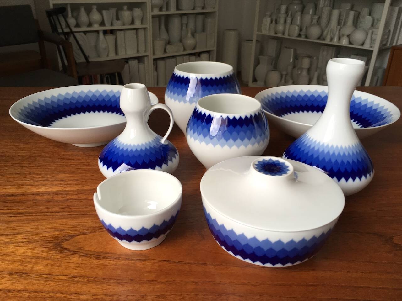 Porcelain set "Colombina" Fürstenberg, Germany