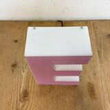 Vintage pink illuminated letter e , 1970s