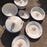 Magnificent antique Digoin & Sarreguemines dinnerware set – 25 pieces