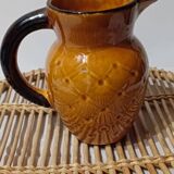 Poet Laval Résille enameled ceramic pitcher