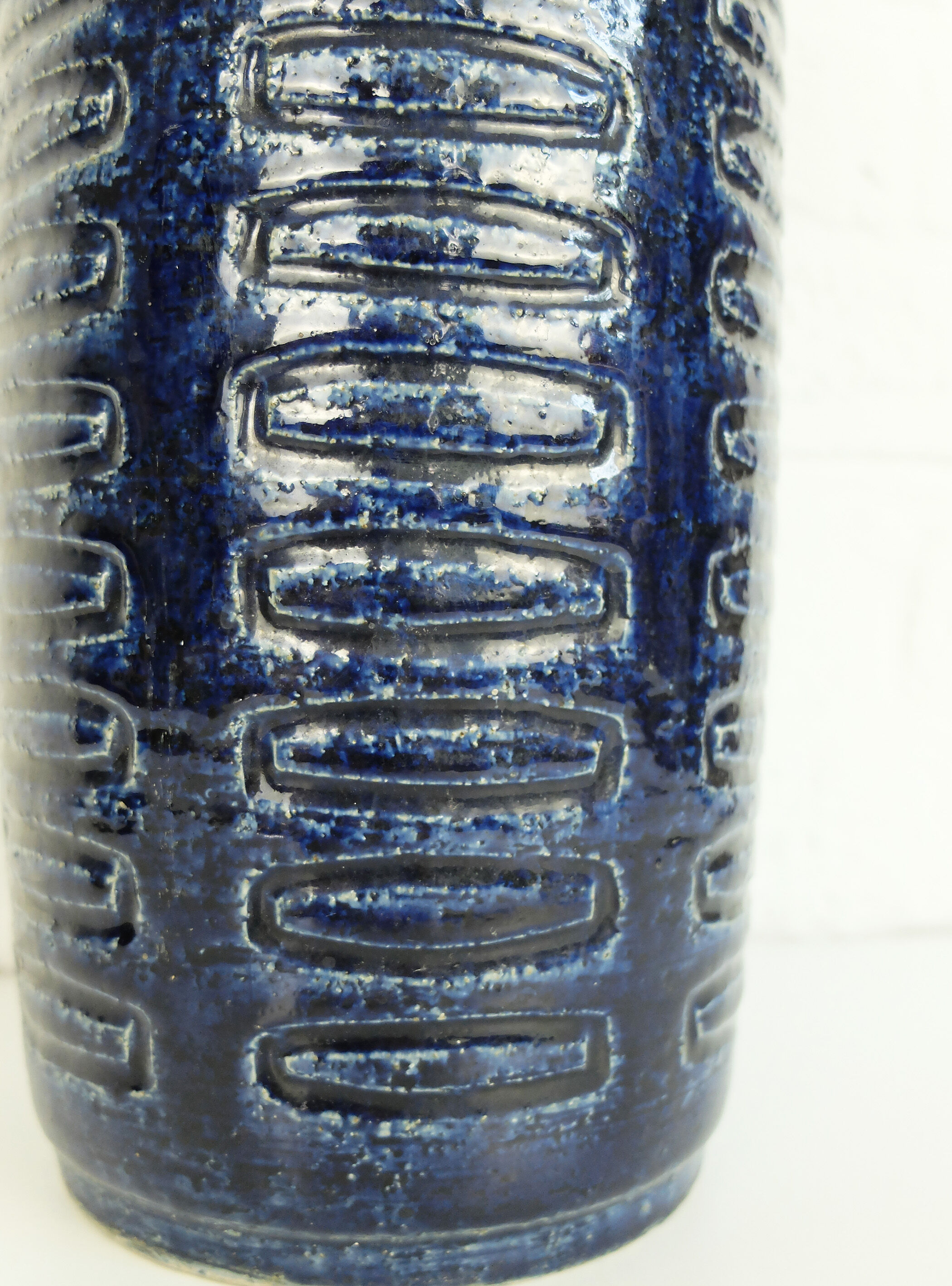 Ceramic vase C15 in cobalt blue Per Linnemann-Schmidt for Palshus, Denmark, 1960s