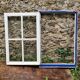 Weathered oak window
