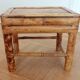 Low bamboo stool