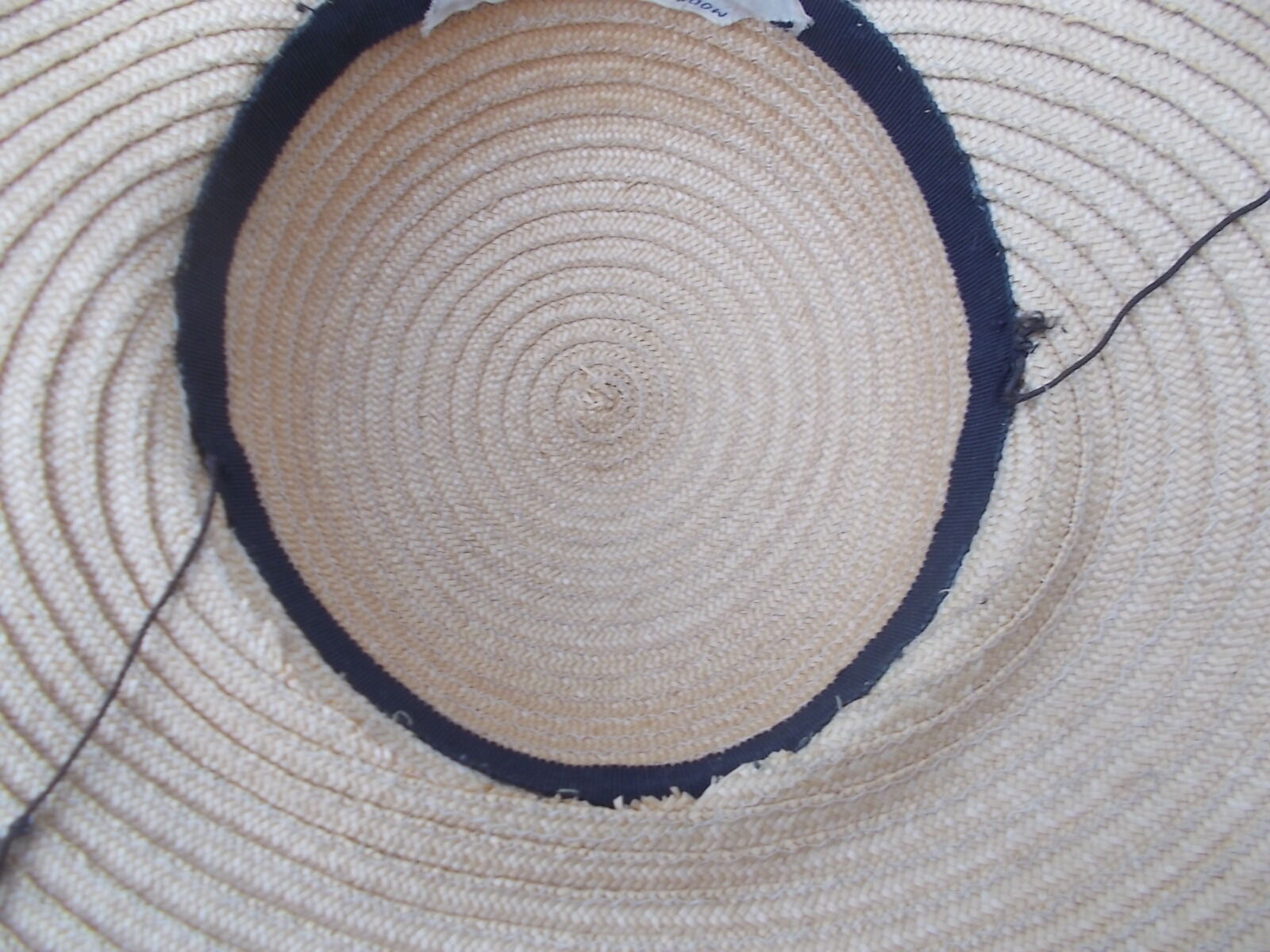 Chapeau paille ancien