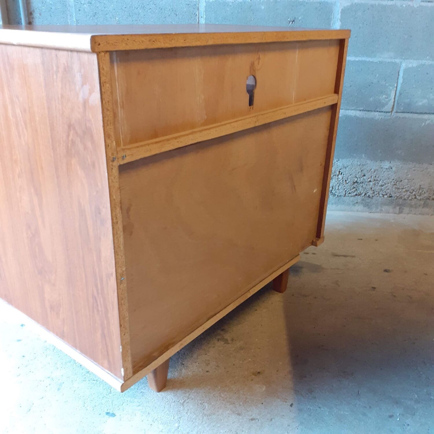 Scandinavian style teak chest of drawers 1970