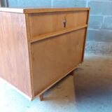 Commode teck style scandinave 1970