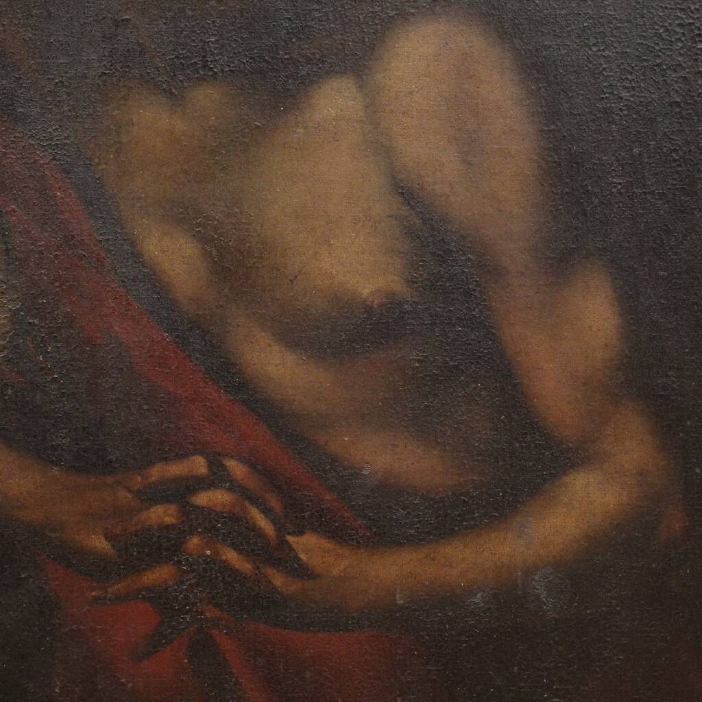 Grand tableau italien du XVIIe siècle, Saint Jean-Baptiste