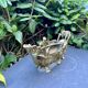 Brass jardinière from the Art Nouveau period.
