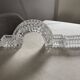 Table runner in 3 parts Baccarat Model Tors bamboo