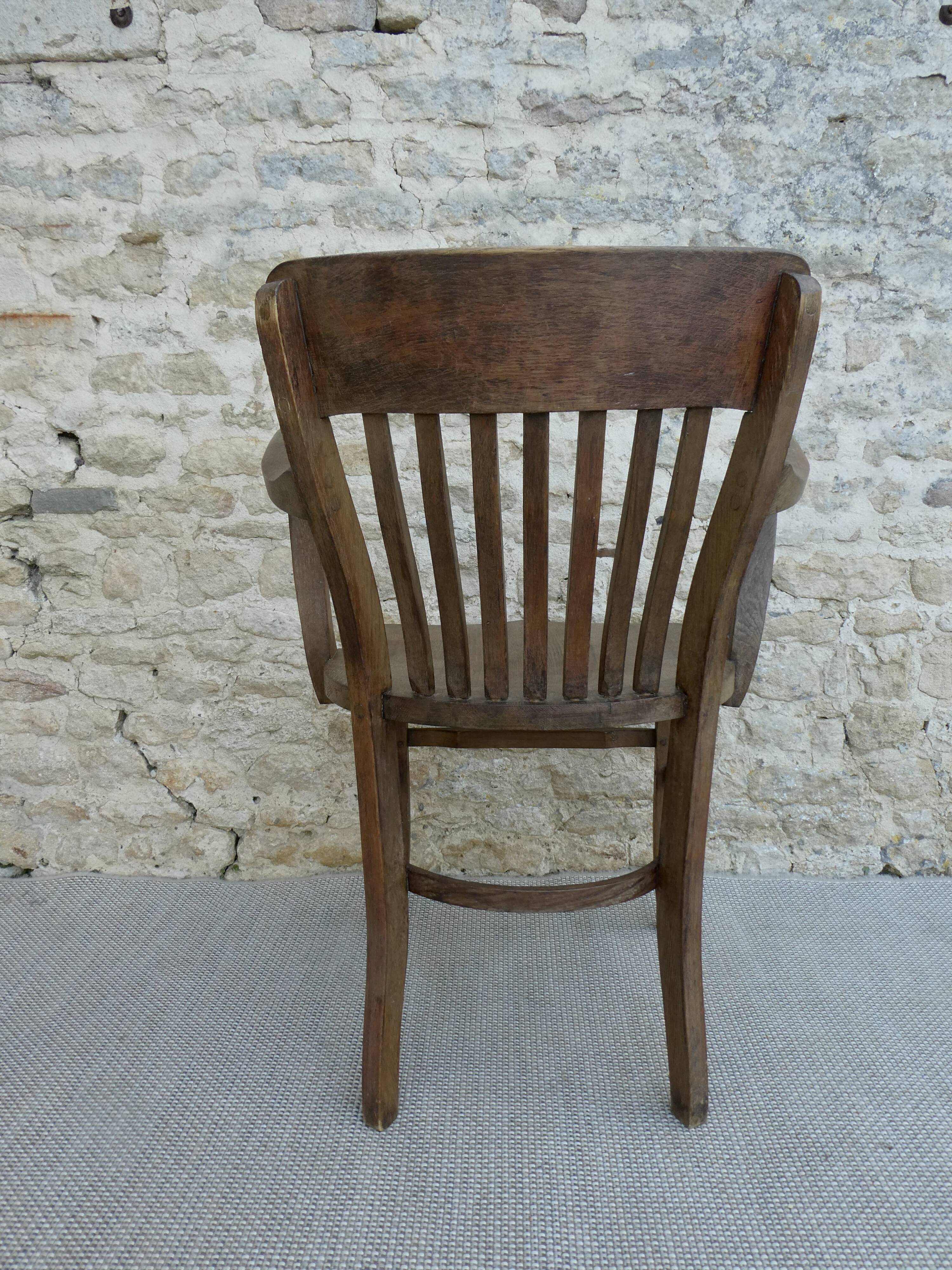 American Oak Office Chair