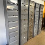 Set of 5 metal cabinet with industrial valves