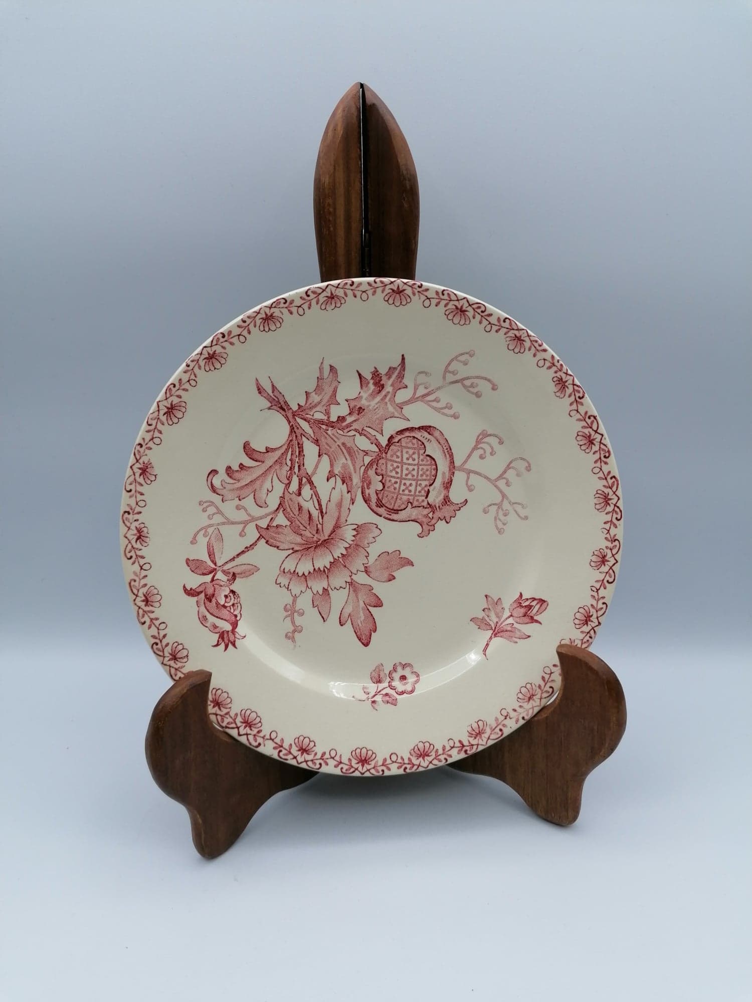 Set of 6 Alma Sarreguemines dessert plates