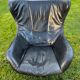 Fauteuil style egg chair et son ottoman