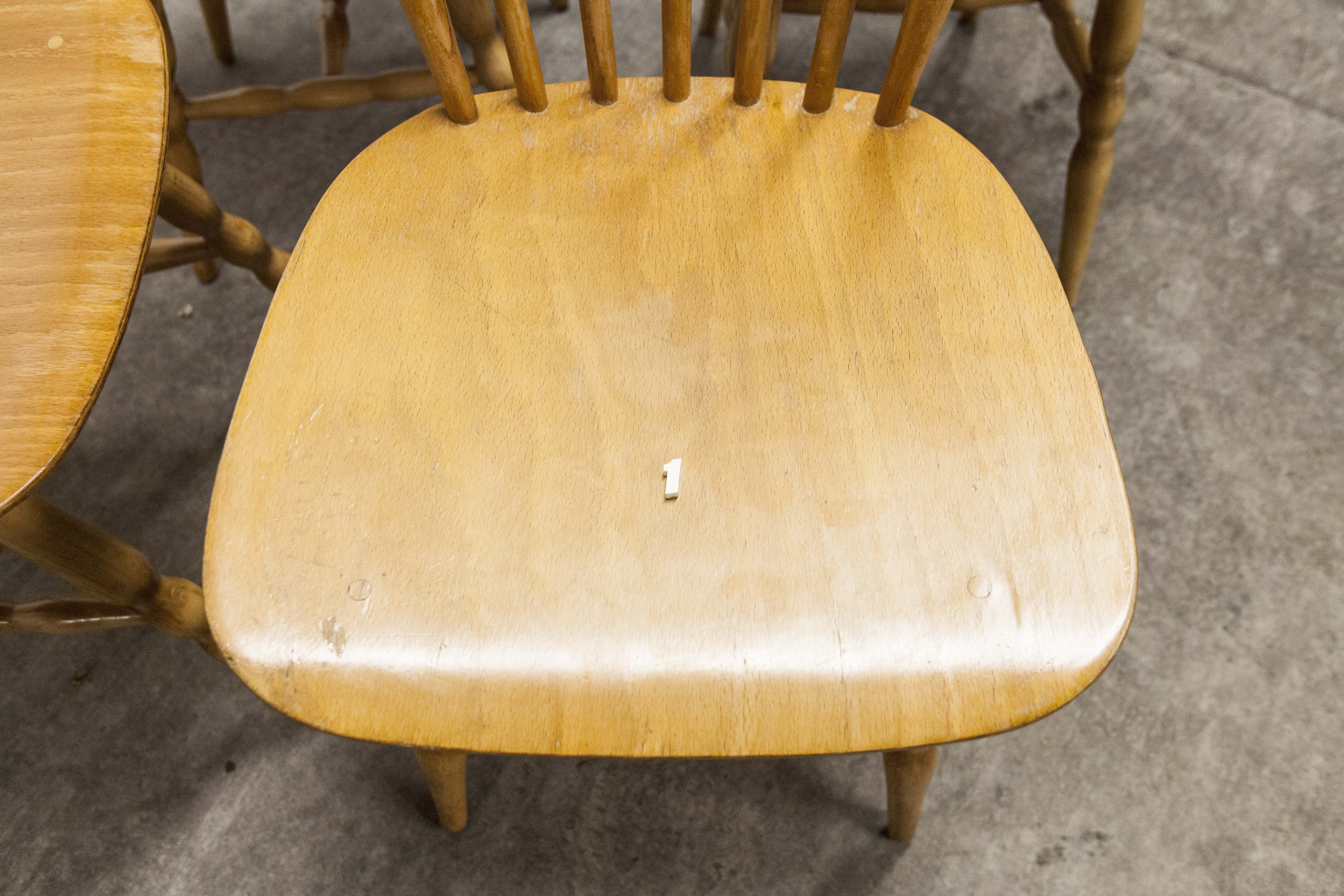 Set of 8 Baumann chairs "Florida"