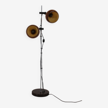 1970s Floor lamp with Plastic Lamp Shades, Hungary