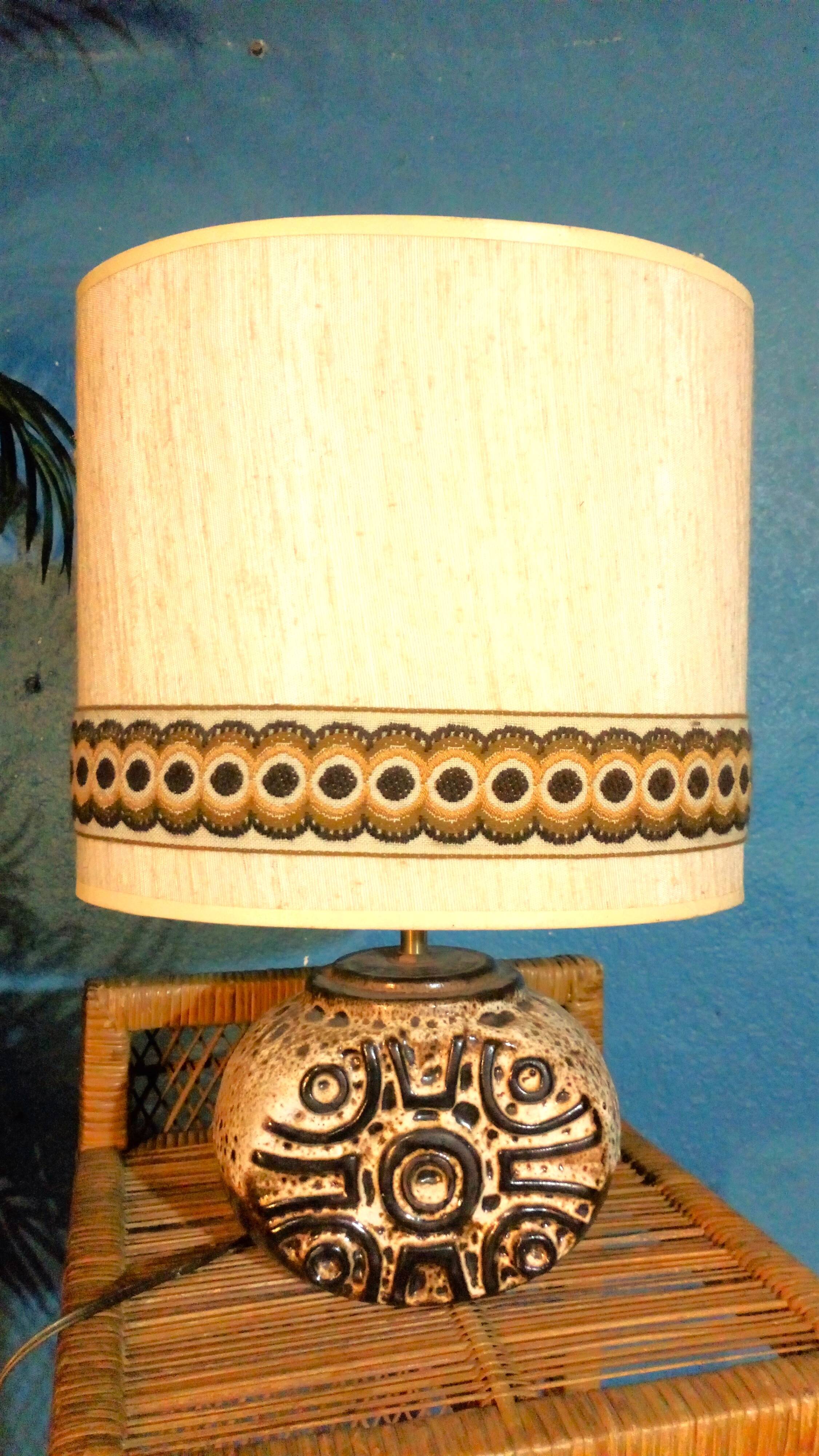 Ceramic lamp 1970s
