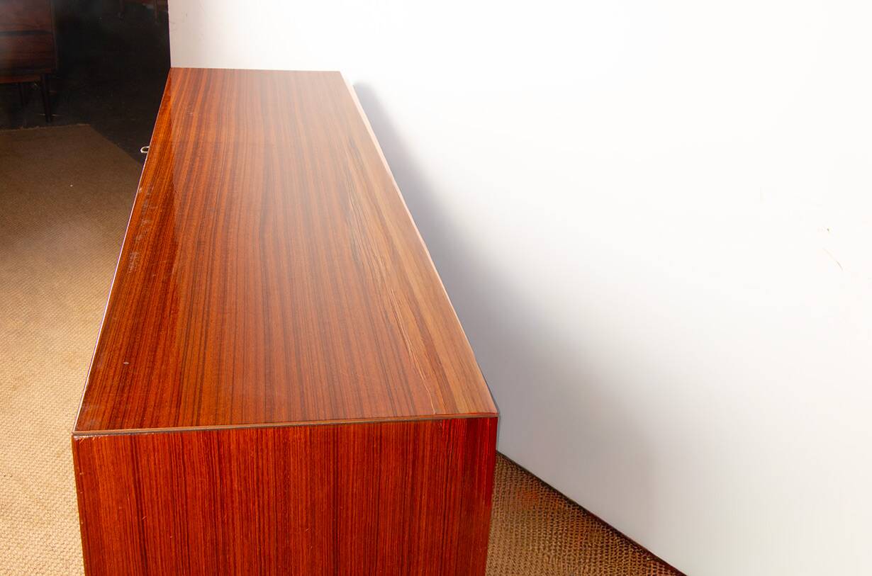 Modernist enfilade, 180 cm, French, Rosewood, Tricoire and Vecchione.
