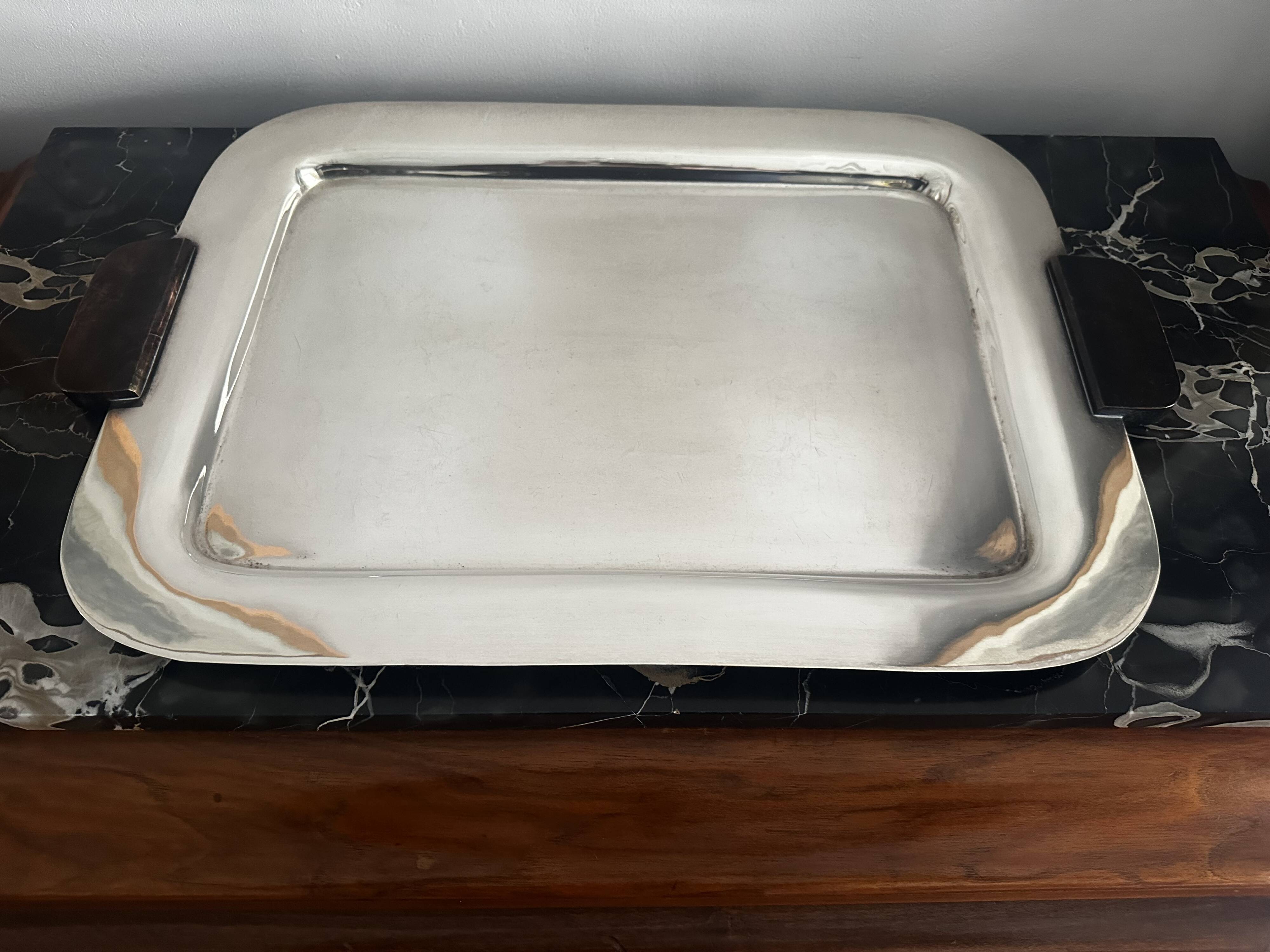 Art deco silver-plated tea and coffee set
