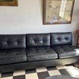 Leather canapé International furniture 70's