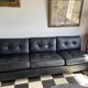 Leather canapé International furniture 70's