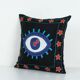Vintage embroidered cushion cover 51x51 cm