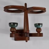 Wall lamp by Guillerme et Chambron for Votre Maison. 1960s