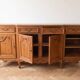 Artisanal sideboard in solid light oak