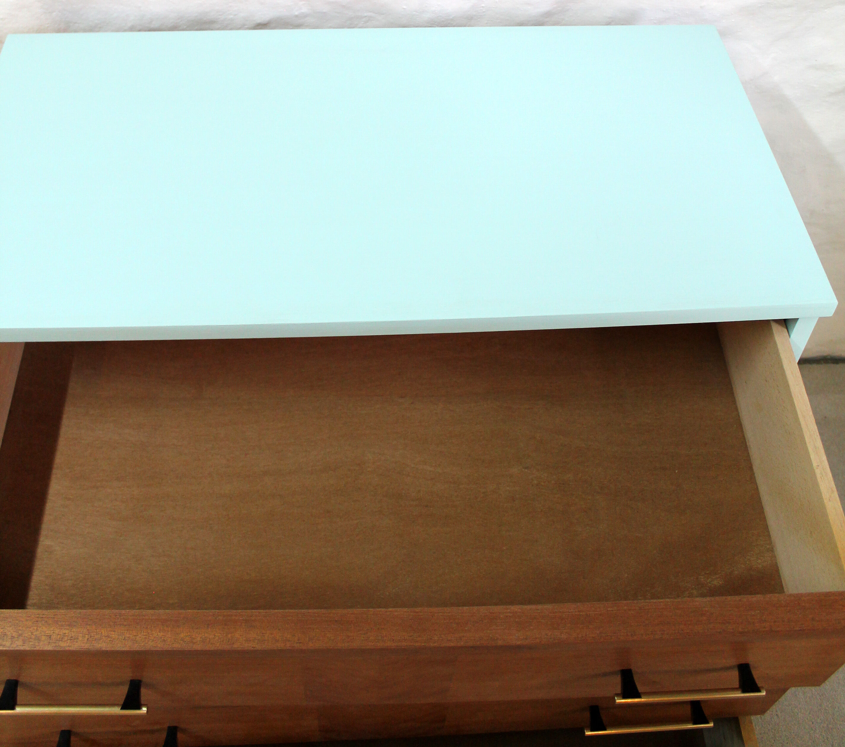 Blue chest of drawers