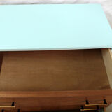 Blue chest of drawers