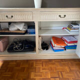 Low sideboard in Chambord style aged beige chambord