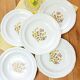 Set of 5 hollow plates Moulin des Loups