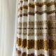 West Germany ceramic lamp and pleated lampshade