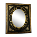 Napoleon III oval mirror - 55x45cm