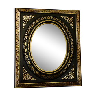 Miroir ovale Napoléon III - 55x45cm