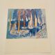Raoul dufy (d’après) - lithographie « la régate »