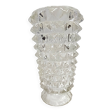 Transparent Rostrated Murano Glass Vase attr. to Ercole Barovier, Italy