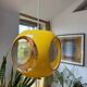 Yellow UFO Space Age suspension attributed to Luigi Colani, 1970s.