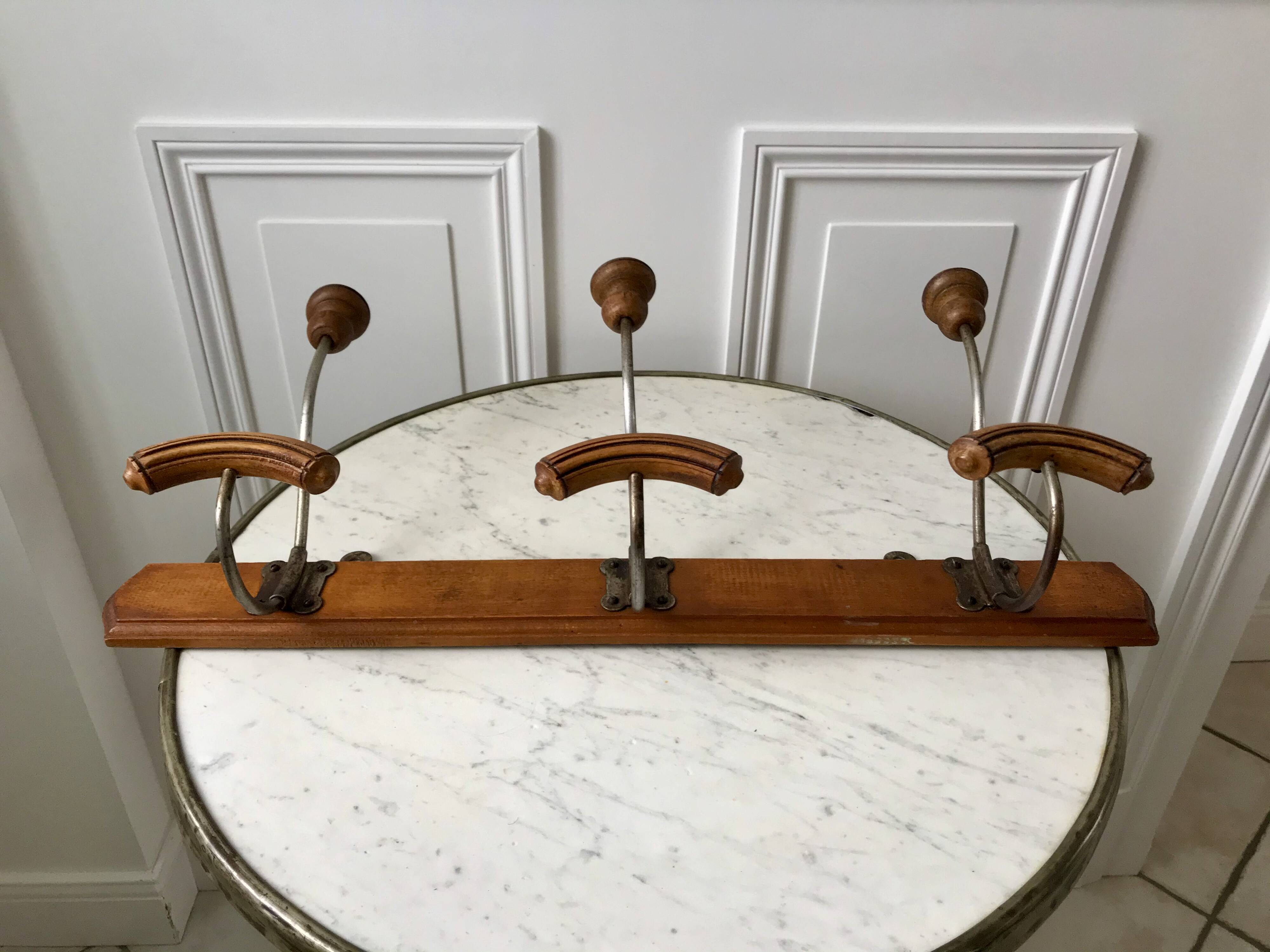 wooden coat hook type dormitories 50s