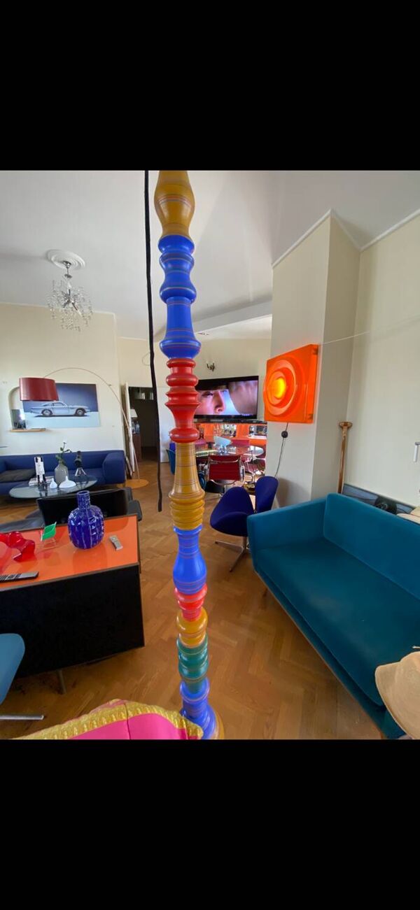 Lit à colonne, artiste Mexicain, King Size, matelas mémoire de forme