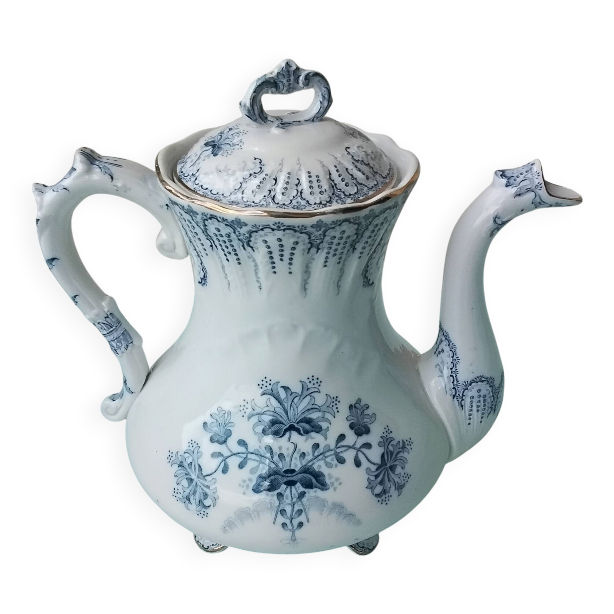 Iron earth coffee pot Saint Amand
