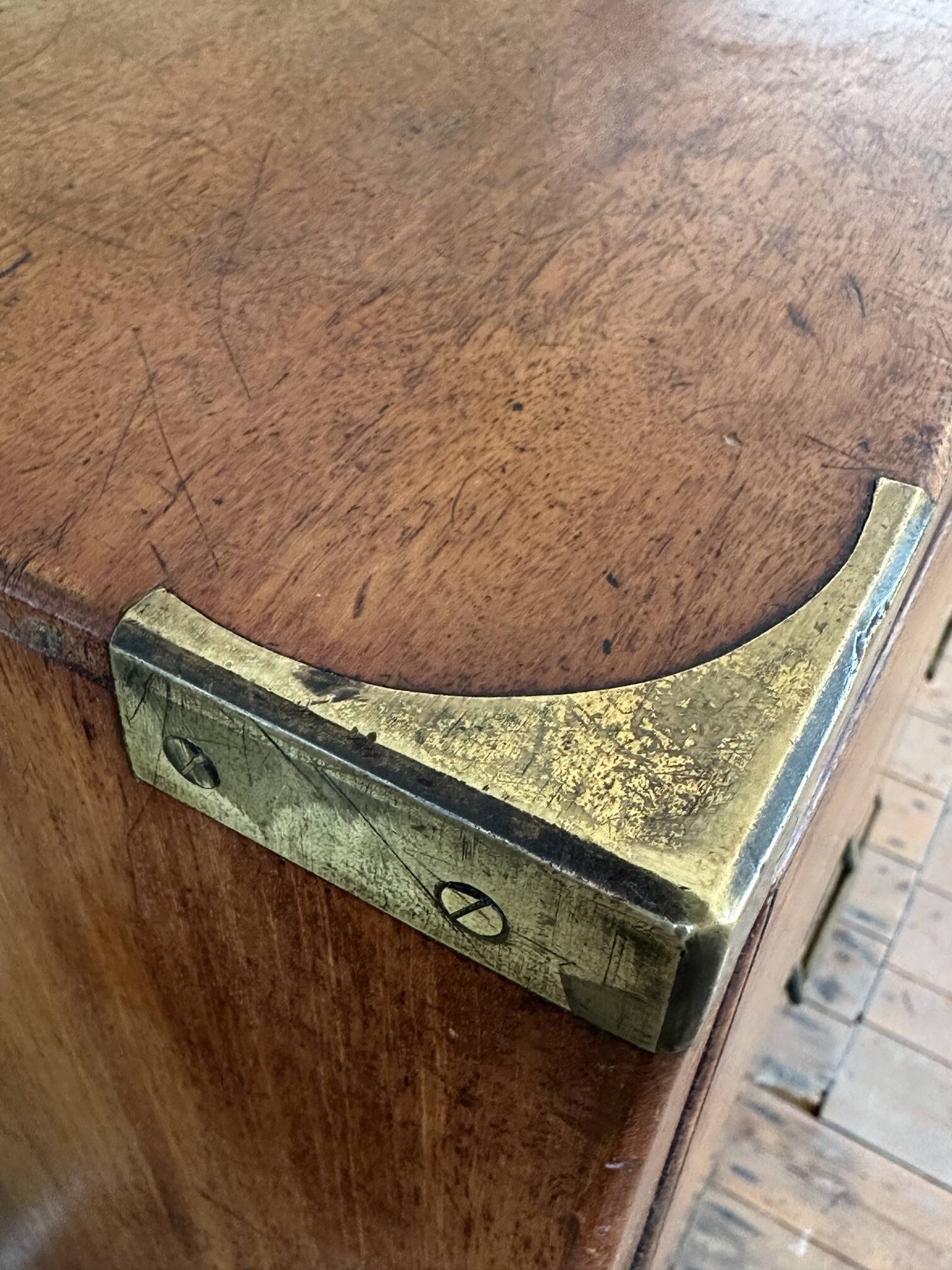 Antique military campaign chest
