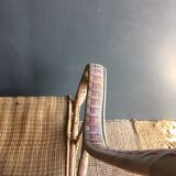 Pair of vintage rattan armchairs