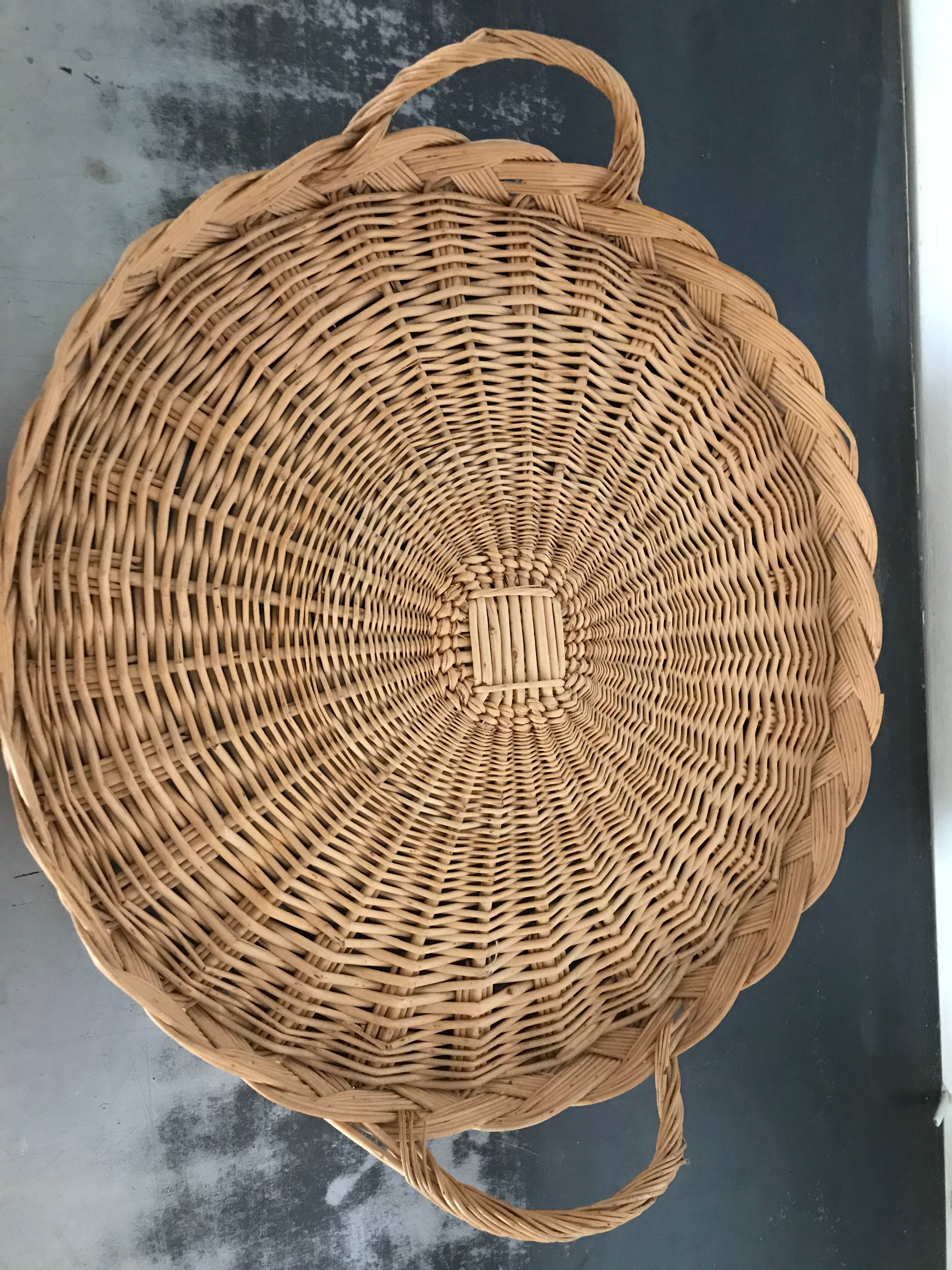 Wicker cheese platter