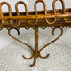 Shelf or wall console in rattan and bamboo