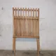 Chaise en teck pour extérieur et intérieur