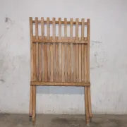 Chaise en teck pour extérieur et intérieur