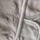 Old very large linen sheet monogrammed BF