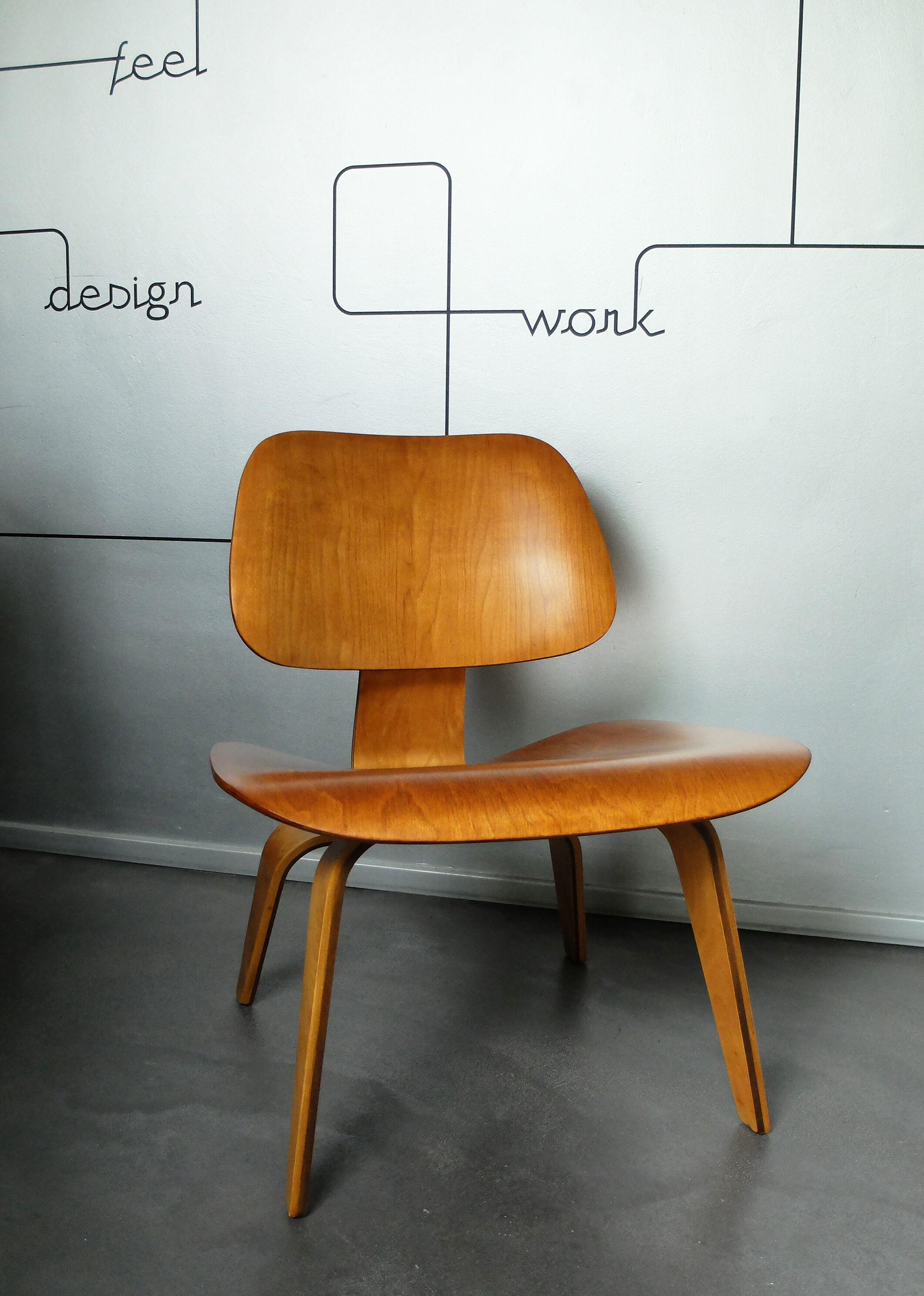 LCW Lounge Chair Wood Charles & Ray Eames for Herman Miller 1950