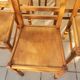 7 bistro chairs stamped indissoluble 50s